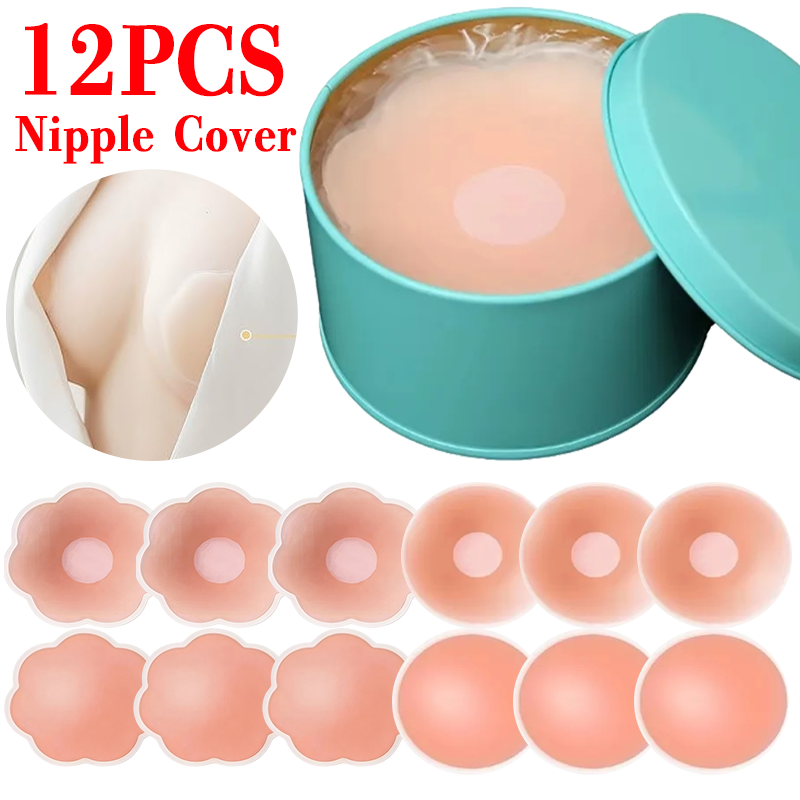 6/12 pièces Cache-tétons invis - Push Up Bra Silicone avis et prix